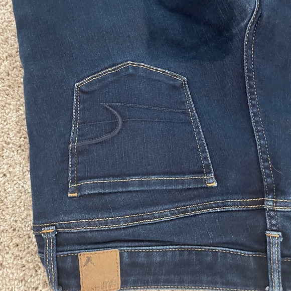 Dark skinny American eagle jeans. - Picture 4 of 4